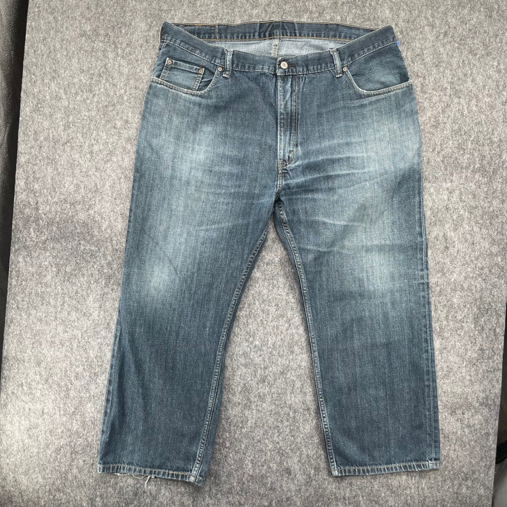 Levis 559 Relaxed Straight Jeans Mens 44x29 Blue Denim Medium Wash 01559-0004
